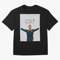 Cristiano Ronaldo CR7 Juventus T-shirt Design Oversized T-Shirt Bring a Vintage Feel to Global Football Passion for FIFA World Cup 2026 USA Canada Mexico, Connected to Cristiano Ronaldo, Germany, Tournament Hype, Historic Matchups, Family Viewing