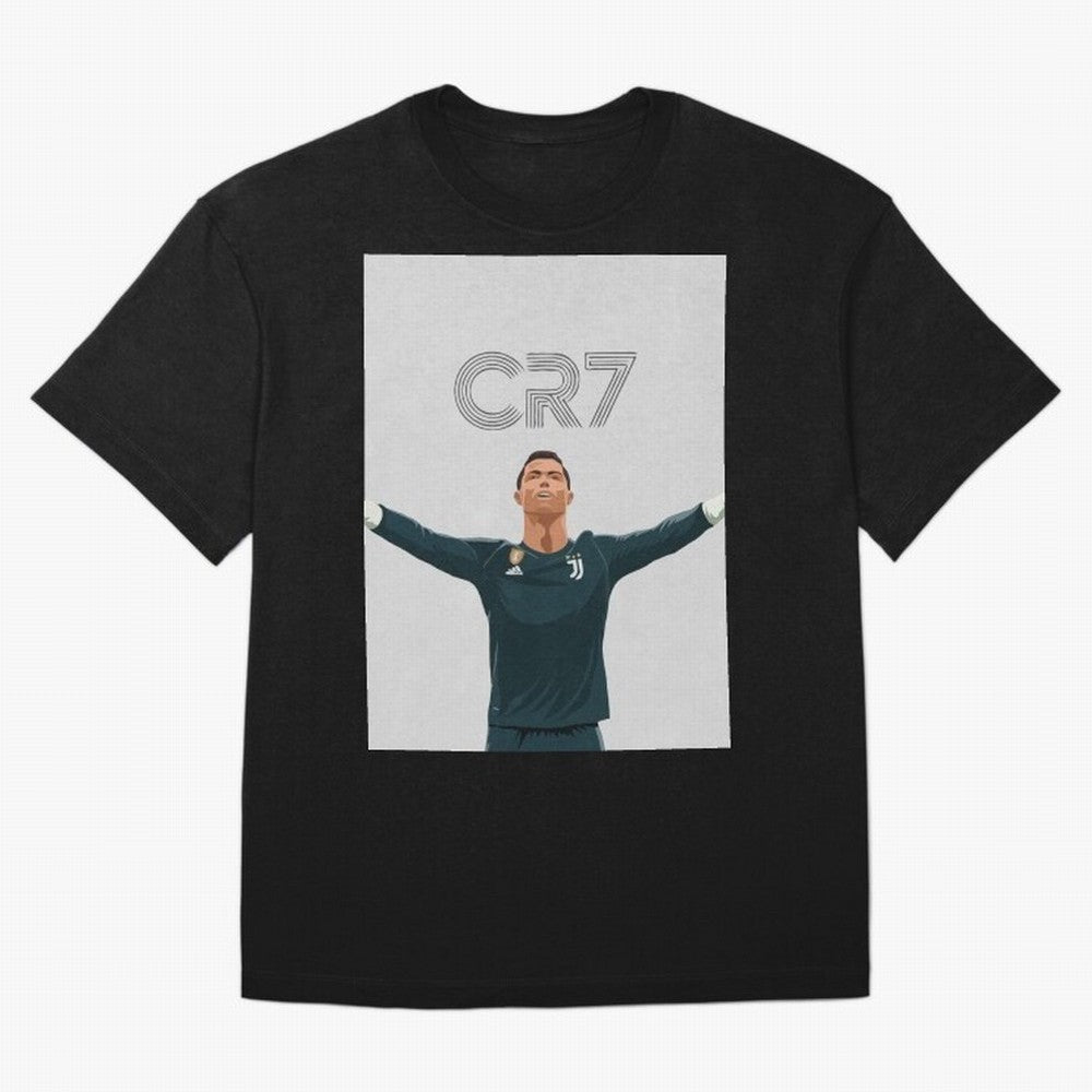 Cristiano Ronaldo CR7 Juventus T-shirt Design Oversized T-Shirt Bring a Vintage Feel to Global Football Passion for FIFA World Cup 2026 USA Canada Mexico, Connected to Cristiano Ronaldo, Germany, Tournament Hype, Historic Matchups, Family Viewing