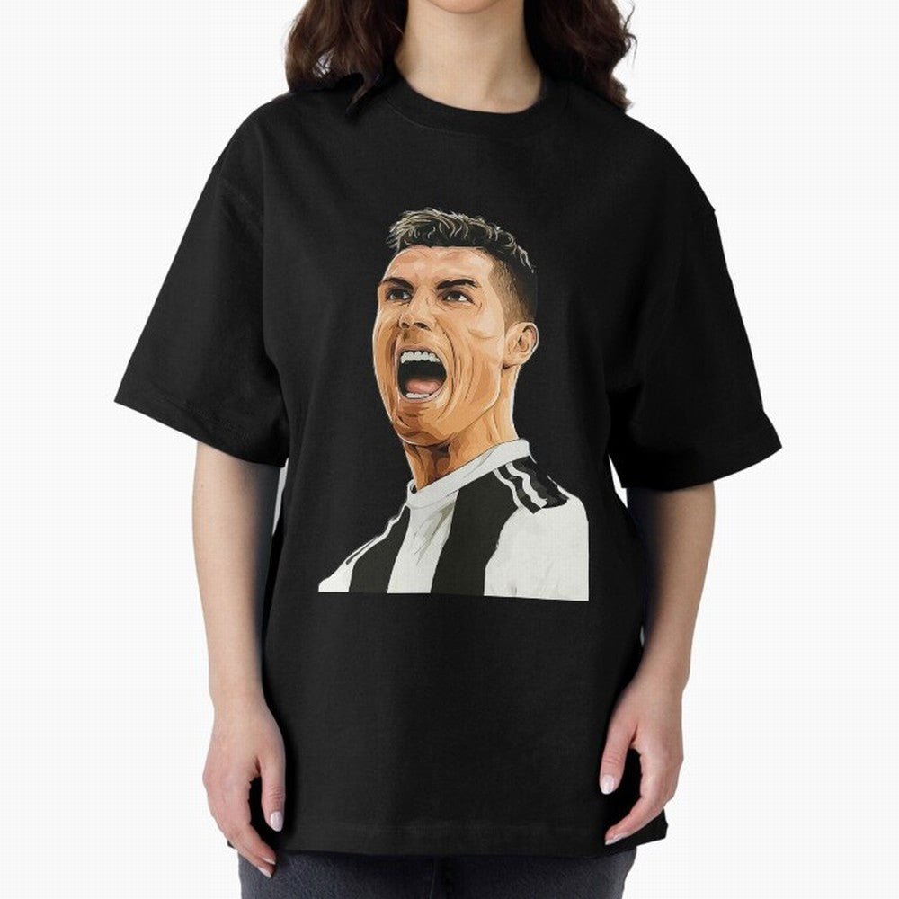 Cristiano Ronaldo Cristiano Ronaldo CR7 Oversized T-Shirt Make Every Kick Count in FIFA World Cup 2026 for Fans of Messi and Cristiano Ronaldo and Portugal, Bringing Goal Celebration Energy, Supporter Heritage, Football Icons and Worldwide