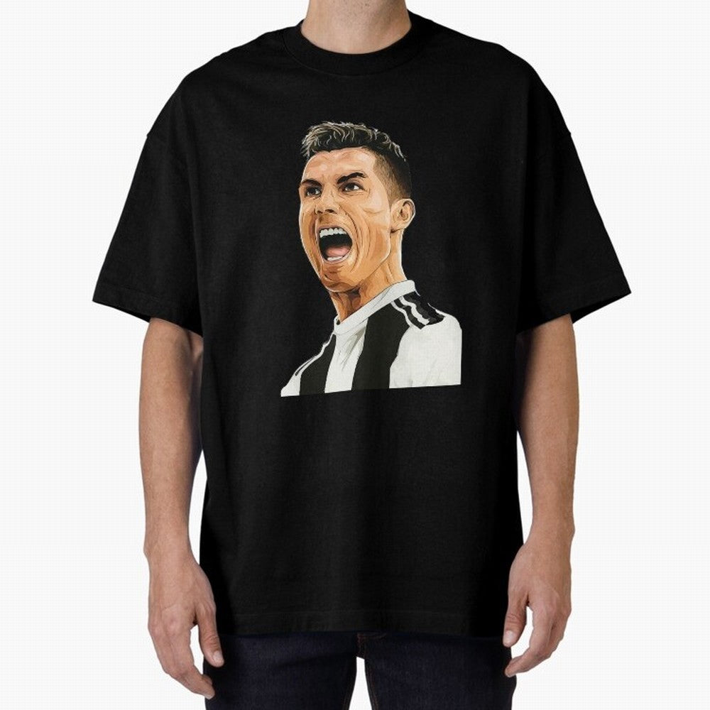 Cristiano Ronaldo Cristiano Ronaldo CR7 Oversized T-Shirt Make Every Kick Count in FIFA World Cup 2026 for Fans of Messi and Cristiano Ronaldo and Portugal, Bringing Goal Celebration Energy, Supporter Heritage, Football Icons and Worldwide