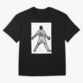 Cristiano Ronaldo Suii Sticker Oversized T-Shirt Celebrate Classic Football Spirit in Global Football Passion for FIFA World Cup 2026 USA Canada Mexico, Celebrating Mbappe and Neymar, Argentina, Game Day Rituals, Football Legends, Country Pride and