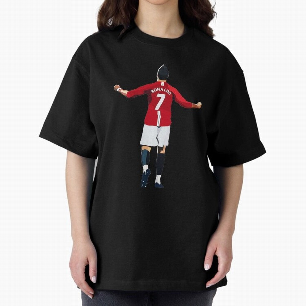 Cristiano Ronaldo Oversized T-Shirt Upgrade Global Football Passion for FIFA World Cup 2026, Made for Haaland, Spain, Classic Soccer Heritage, Championship Pressure, Fan Loyalty and International Pride; Made for Collectors Who Enjoy Iconic Players,