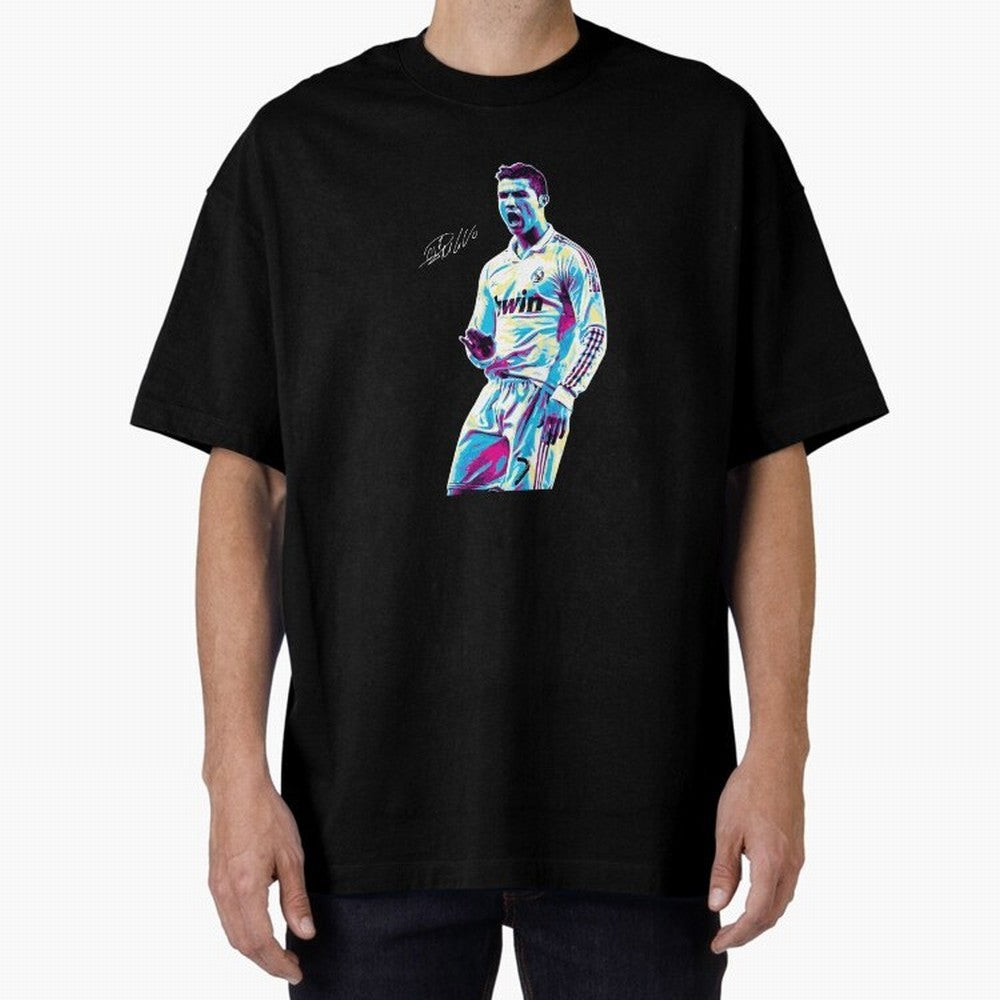 Cristiano Ronaldo Oversized T-Shirt Unlock the FIFA World Cup 2026 Group Stage Journey through Haaland and Mbappe Highlights, England Pride, Football Passion, Legendary Performances, Festival Vibes and Supporter Community; Great for Watch Parties,