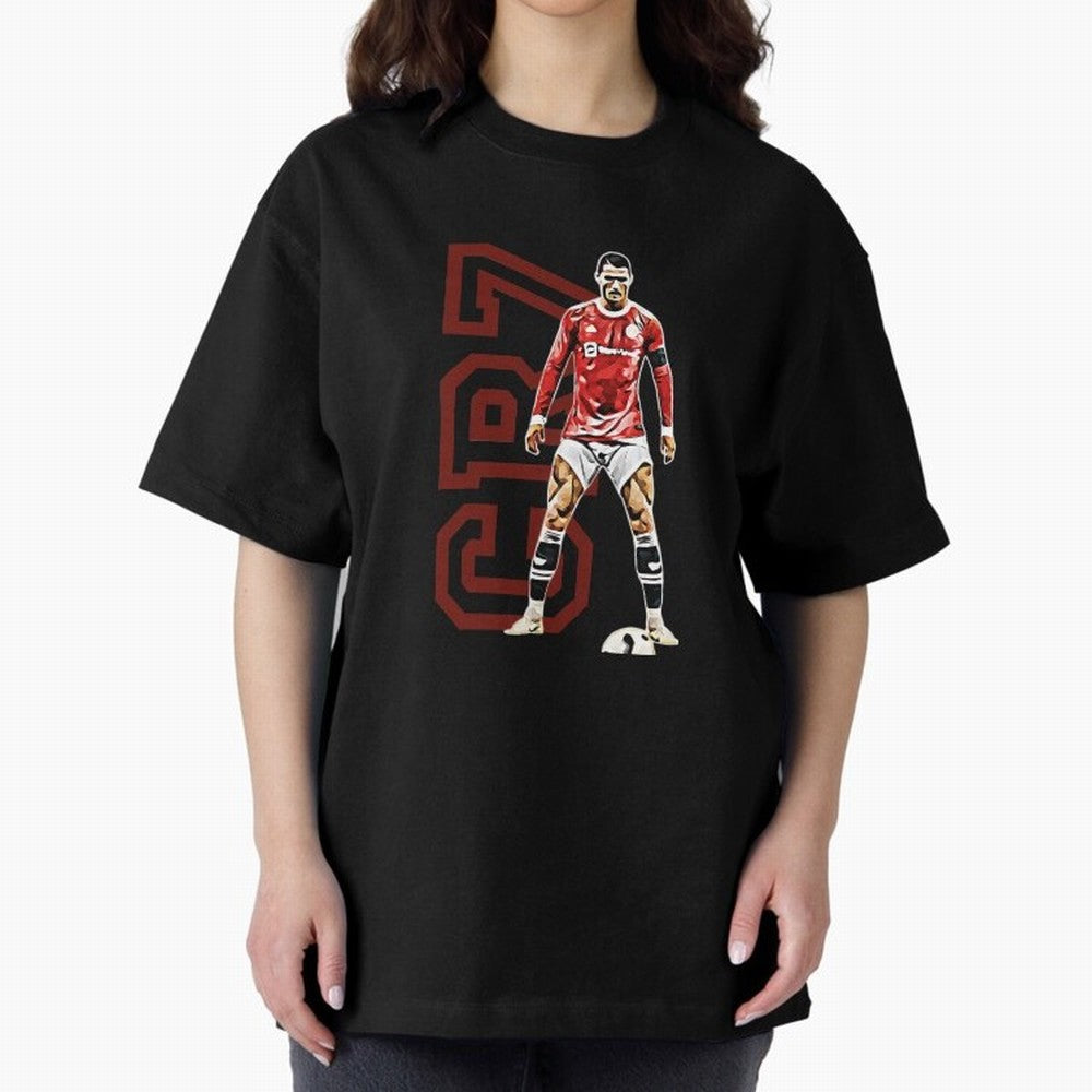 Cr7 Oversized T-Shirt Remember FIFA World Cup 2026 Connected to Messi and Cristiano Ronaldo, Spain and Netherlands Energy, Match Day Excitement, Supporter Culture, Golden Goals and Global Football Passion; Great for Supporters Who Love Legendary