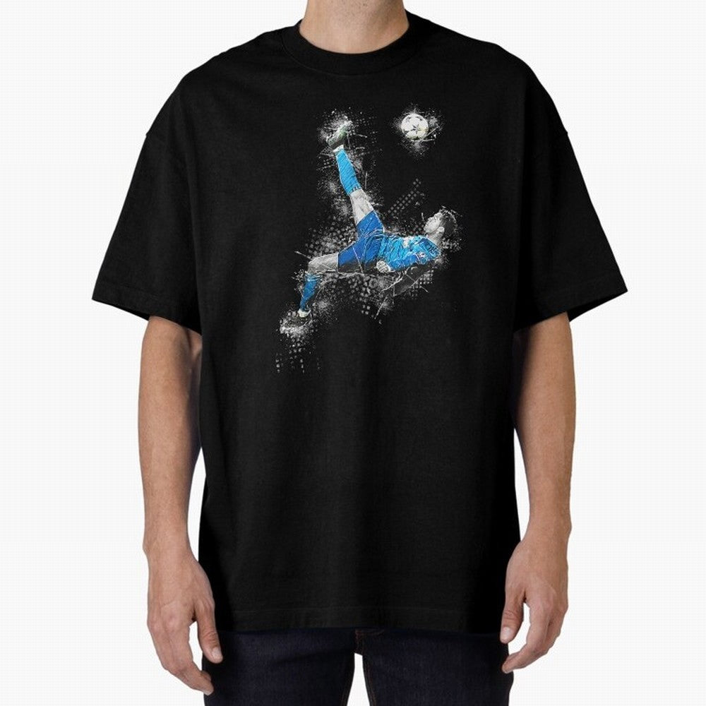 Cristiano Ronaldo Oversized T-Shirt Show Fan Pride Across the FIFA World Cup 2026 Journey through Cristiano Ronaldo Highlights, Spain Pride, Retro Football Energy, Iconic Rivalries, Trophy Chase Drama and Stadium Atmosphere; Built for Supporters