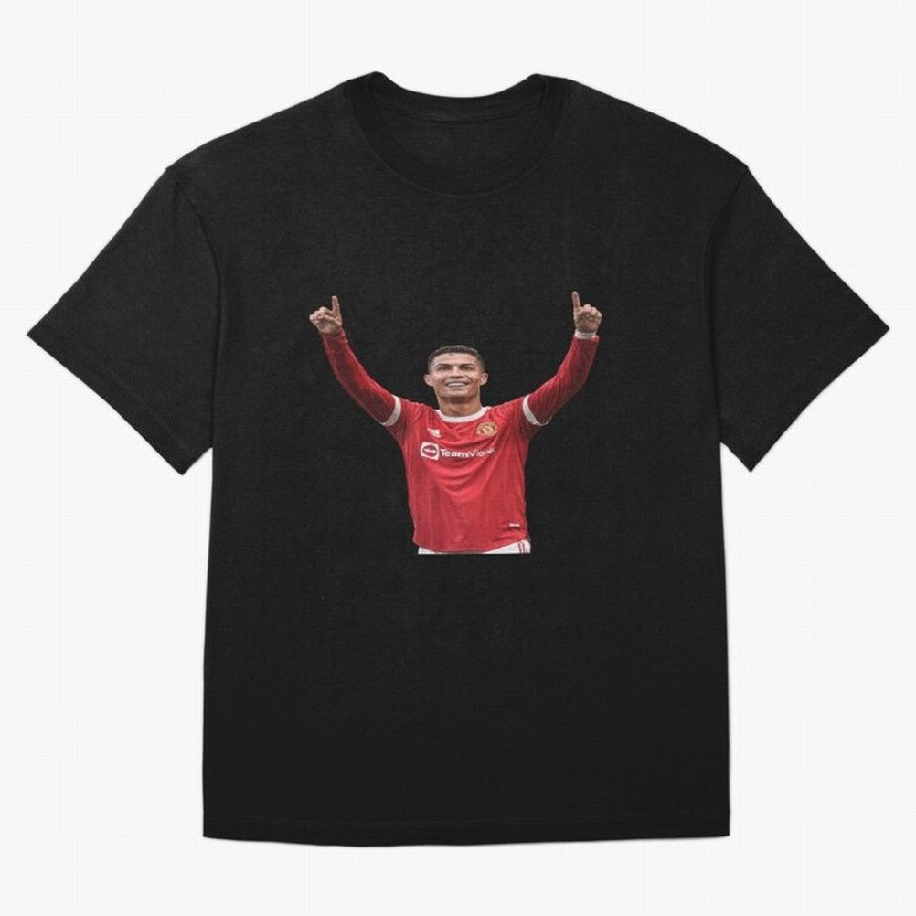 Crisitano Ronaldo Manchester United Oversized T-Shirt Bring Retro Soccer Energy to FIFA World Cup 2026 Group Stage Spirit, Capturing England, Neymar, Classic Soccer Heritage, Championship Pressure, Fan Loyalty and International Pride; Great for
