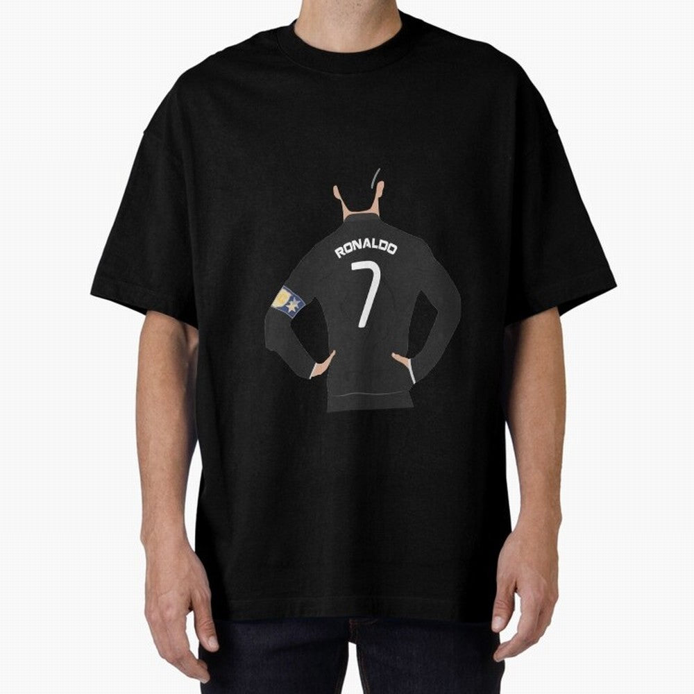 Siuuu CR7 funny Oversized T-Shirt Share FIFA World Cup 2026 Spirit, Capturing Portugal, Haaland and Mbappe, Goal Celebration Energy, Supporter Heritage, Football Icons and Worldwide Tournament Joy; Created for Match Day Parties, Soccer Gifts, Fan