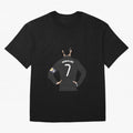 Siuuu CR7 funny Oversized T-Shirt Share FIFA World Cup 2026 Spirit, Capturing Portugal, Haaland and Mbappe, Goal Celebration Energy, Supporter Heritage, Football Icons and Worldwide Tournament Joy; Created for Match Day Parties, Soccer Gifts, Fan
