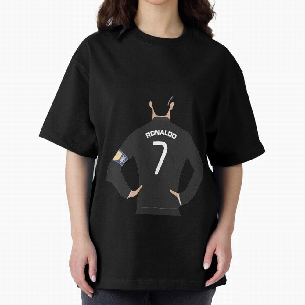 Siuuu CR7 funny Oversized T-Shirt Share FIFA World Cup 2026 Spirit, Capturing Portugal, Haaland and Mbappe, Goal Celebration Energy, Supporter Heritage, Football Icons and Worldwide Tournament Joy; Created for Match Day Parties, Soccer Gifts, Fan
