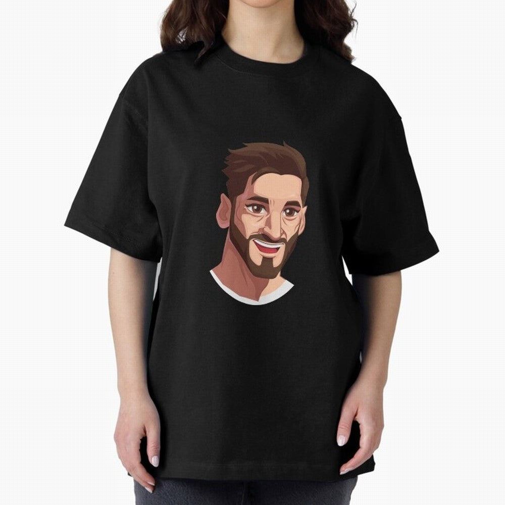 Cristiano Ronaldo Vetor Art Graphics Design Oversized T-Shirt Feel the Trophy Chase of FIFA World Cup 2026 Spirit, Built around Portugal, Spain and Germany, Messi, Neymar and Mbappe, Stadium Memories, Football Loyalty, International Chants and