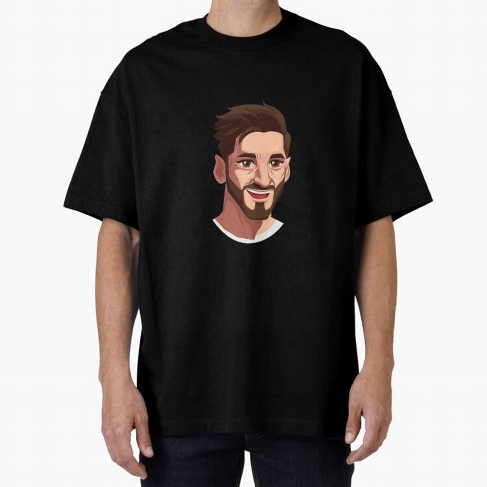 Cristiano Ronaldo Vetor Art Graphics Design Oversized T-Shirt Feel the Trophy Chase of FIFA World Cup 2026 Spirit, Built around Portugal, Spain and Germany, Messi, Neymar and Mbappe, Stadium Memories, Football Loyalty, International Chants and