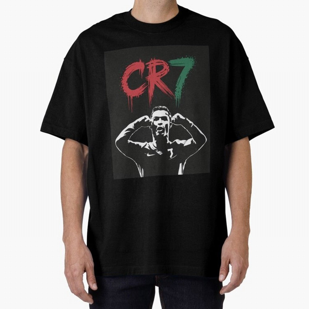 Cristiano Ronaldo CR7 T-shirt Design Oversized T-Shirt Keep the Legacy of the FIFA World Cup 2026 Journey through Messi and Cristiano Ronaldo Highlights, Spain and Netherlands Pride, Tournament Hype, Historic Matchups, Family Viewing Parties and