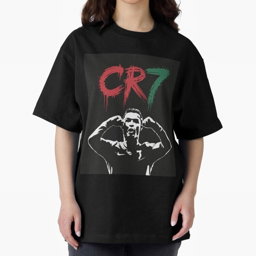 Cristiano Ronaldo CR7 T-shirt Design Oversized T-Shirt Keep the Legacy of the FIFA World Cup 2026 Journey through Messi and Cristiano Ronaldo Highlights, Spain and Netherlands Pride, Tournament Hype, Historic Matchups, Family Viewing Parties and