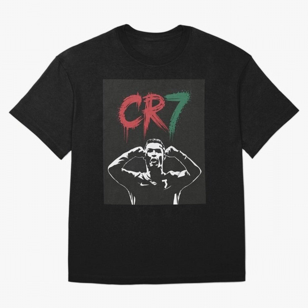 Cristiano Ronaldo CR7 T-shirt Design Oversized T-Shirt Keep the Legacy of the FIFA World Cup 2026 Journey through Messi and Cristiano Ronaldo Highlights, Spain and Netherlands Pride, Tournament Hype, Historic Matchups, Family Viewing Parties and
