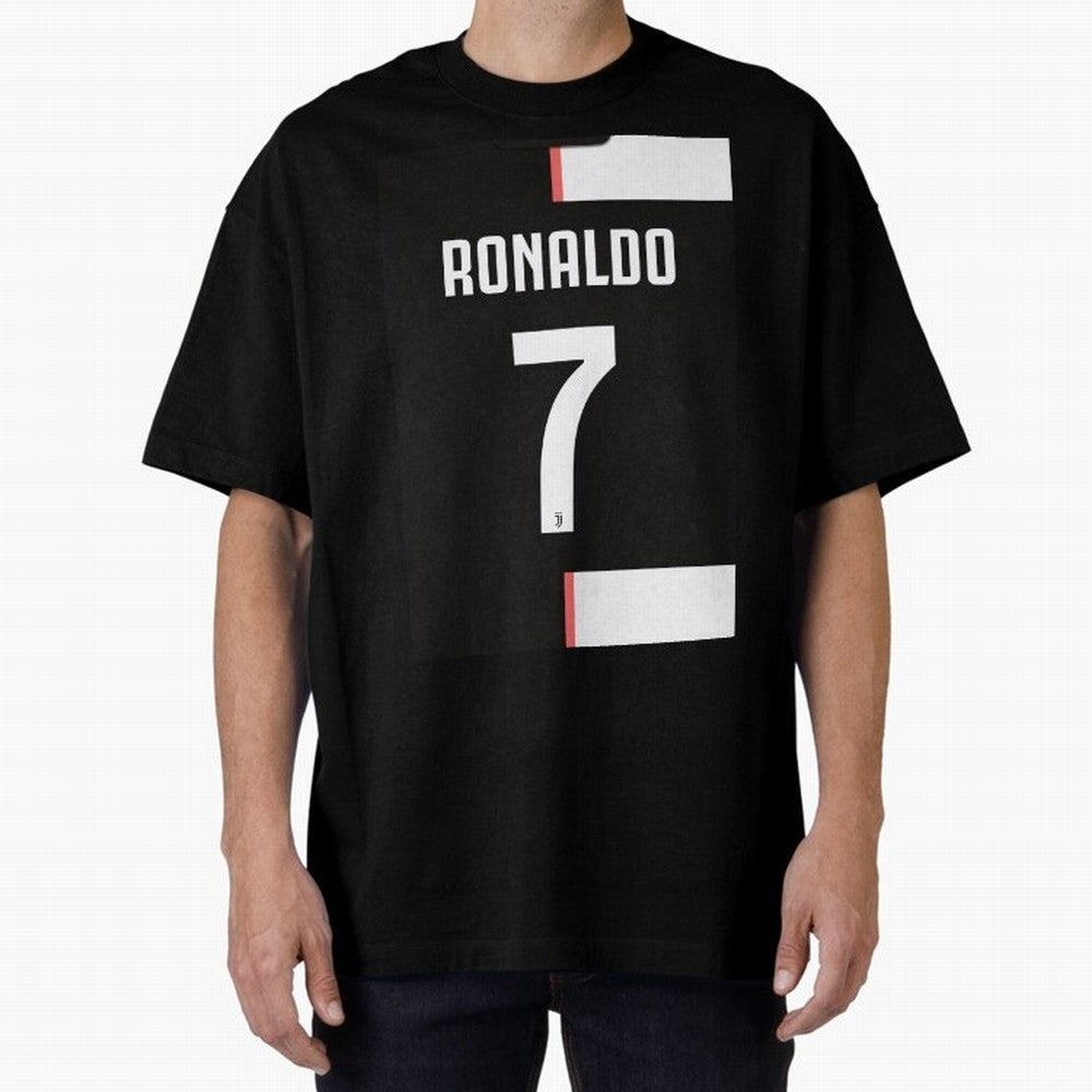 Ronaldo 7 Juventus 19-20 Retro Jersey Oversized T-Shirt Celebrate FIFA World Cup 2026 Group Stage Spirit, Centered on Netherlands, Messi and Cristiano Ronaldo, Classic Soccer Heritage, Championship Pressure, Fan Loyalty and International Pride;