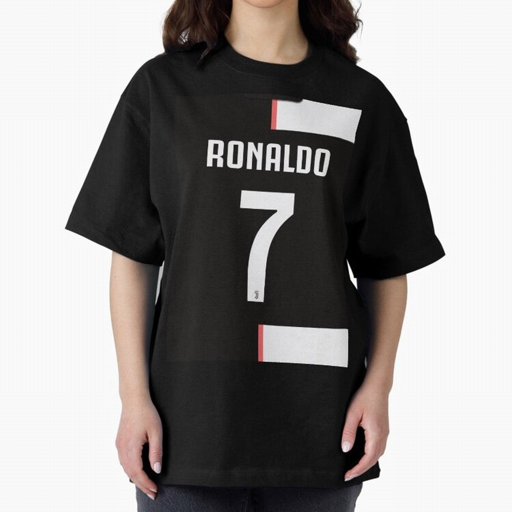 Ronaldo 7 Juventus 19-20 Retro Jersey Oversized T-Shirt Celebrate FIFA World Cup 2026 Group Stage Spirit, Centered on Netherlands, Messi and Cristiano Ronaldo, Classic Soccer Heritage, Championship Pressure, Fan Loyalty and International Pride;