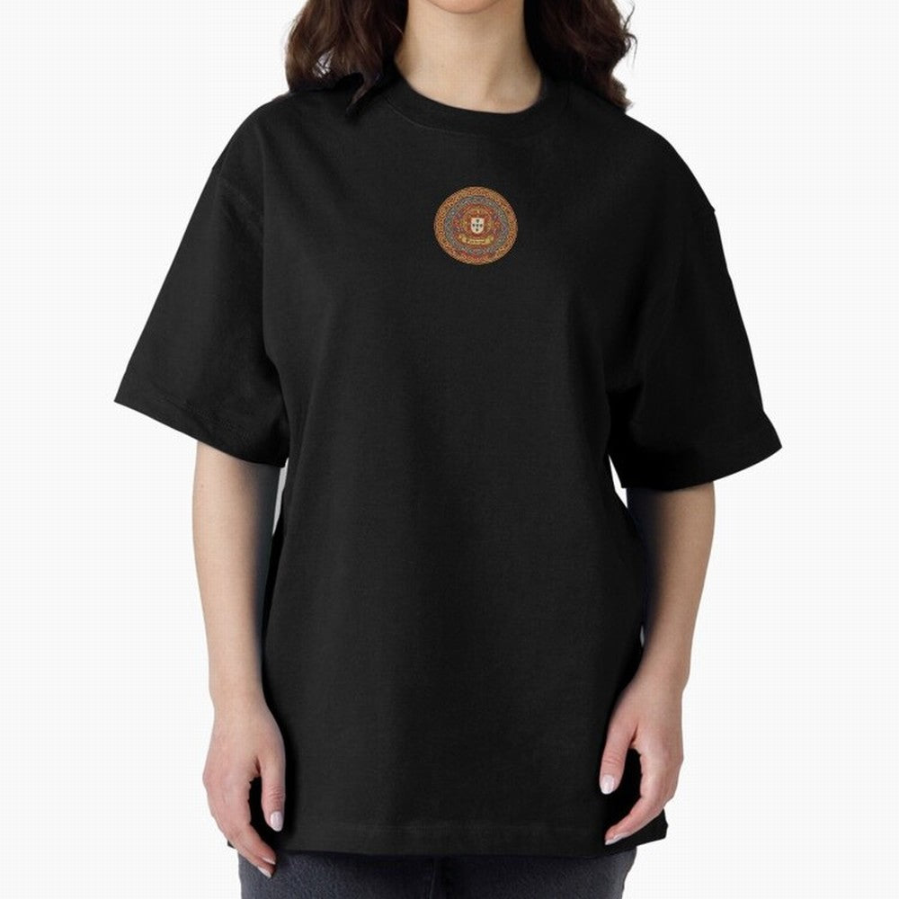 Portugal ¡ª The Navigators¡¯ Crimson Cross Oversized T-Shirt Live for the Drama of Global Football Passion for FIFA World Cup 2026 Group Stage, Featuring Haaland and Mbappe, England, Football Passion, Legendary Performances, Festival Vibes and