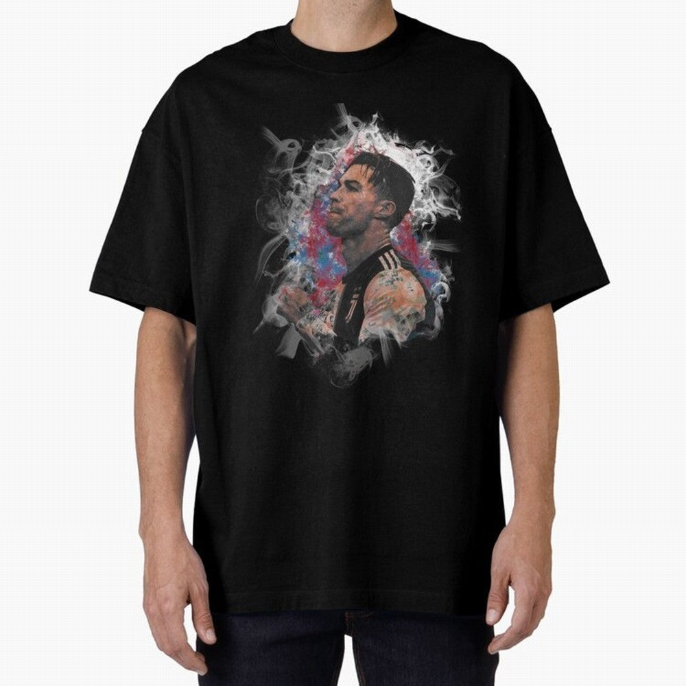 Cristiano Ronaldo pop art painting of ronaldo Oversized T-Shirt Bring a Vintage Feel to the FIFA World Cup 2026 Journey through Neymar, Haaland and Cristiano Ronaldo Highlights, Portugal, Spain and Germany Pride, Fan Favorite Moments, National Team