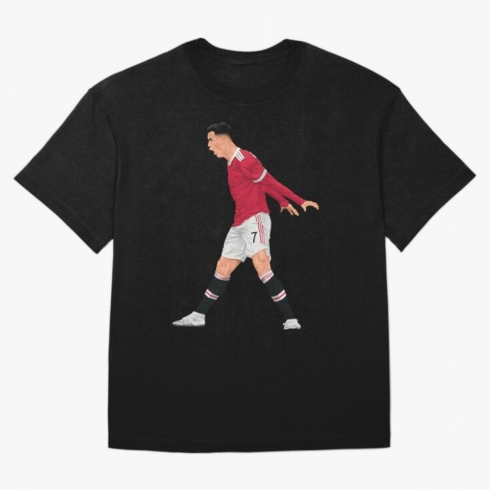 Cristiano Ronaldo Celebration Oversized T-Shirt Bring Trophy Dreams to the FIFA World Cup 2026 USA Canada Mexico Journey through Haaland Highlights, Portugal Pride, Stadium Memories, Football Loyalty, International Chants and Championship