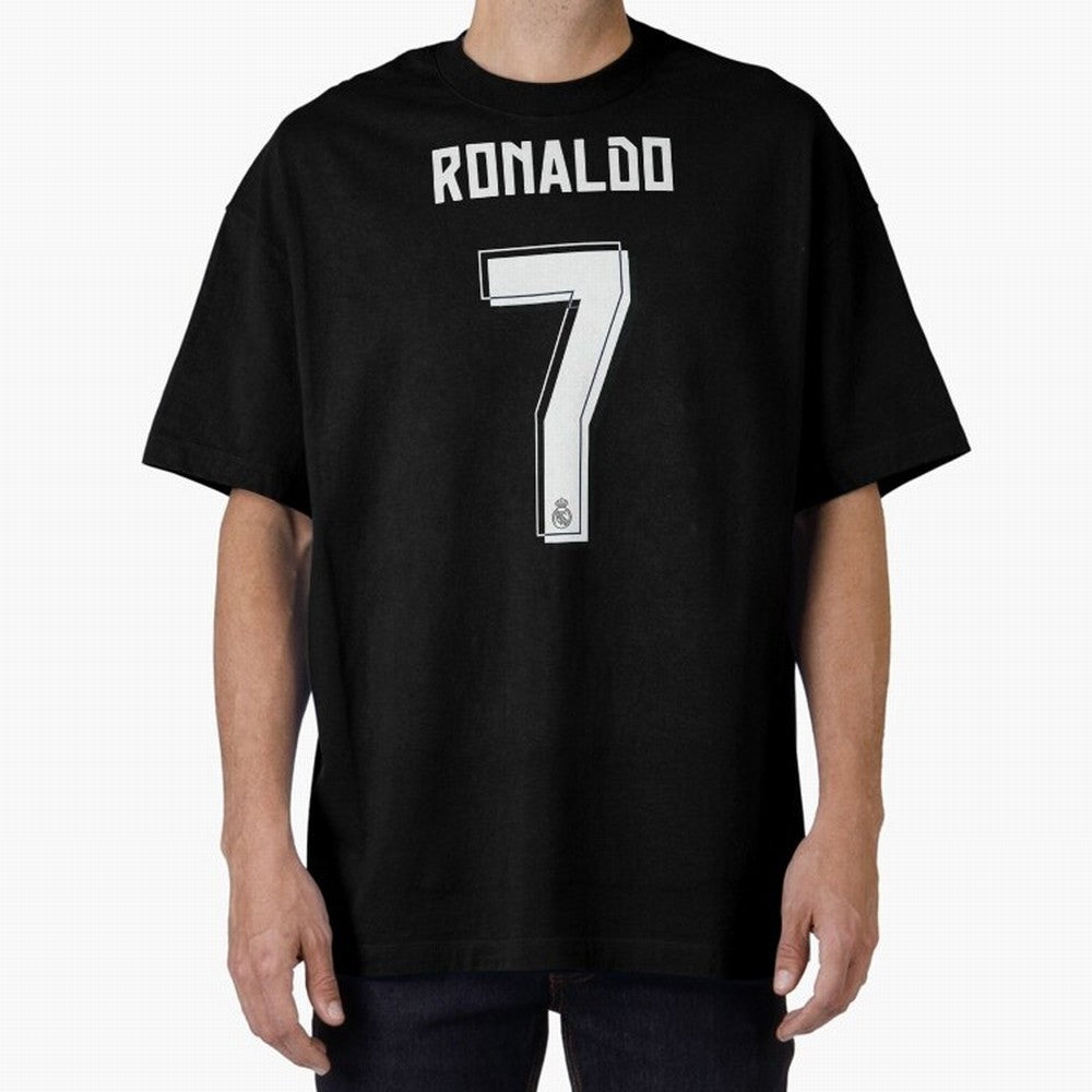 CR7, Cristiano Ronaldo, Cristiano, Ronaldo, oro, portugal, 7, number, dorsal Oversized T-Shirt Bring Home Match Day Hype around FIFA World Cup 2026 USA Canada Mexico, Neymar, Haaland and Cristiano Ronaldo, Spain, Classic Soccer Heritage,