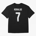 CR7, Cristiano Ronaldo, Cristiano, Ronaldo, oro, portugal, 7, number, dorsal Oversized T-Shirt Bring Home Match Day Hype around FIFA World Cup 2026 USA Canada Mexico, Neymar, Haaland and Cristiano Ronaldo, Spain, Classic Soccer Heritage,