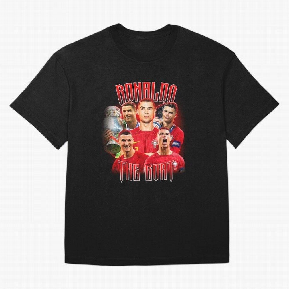 Cristiano Ronaldo The Goat Bootleg Oversized T-Shirt Carry National Pride through FIFA World Cup 2026 Spirit, Inspired by Portugal, Spain and Germany, Messi, CR7 and Mbappe, Stadium Memories, Football Loyalty, International Chants and Championship