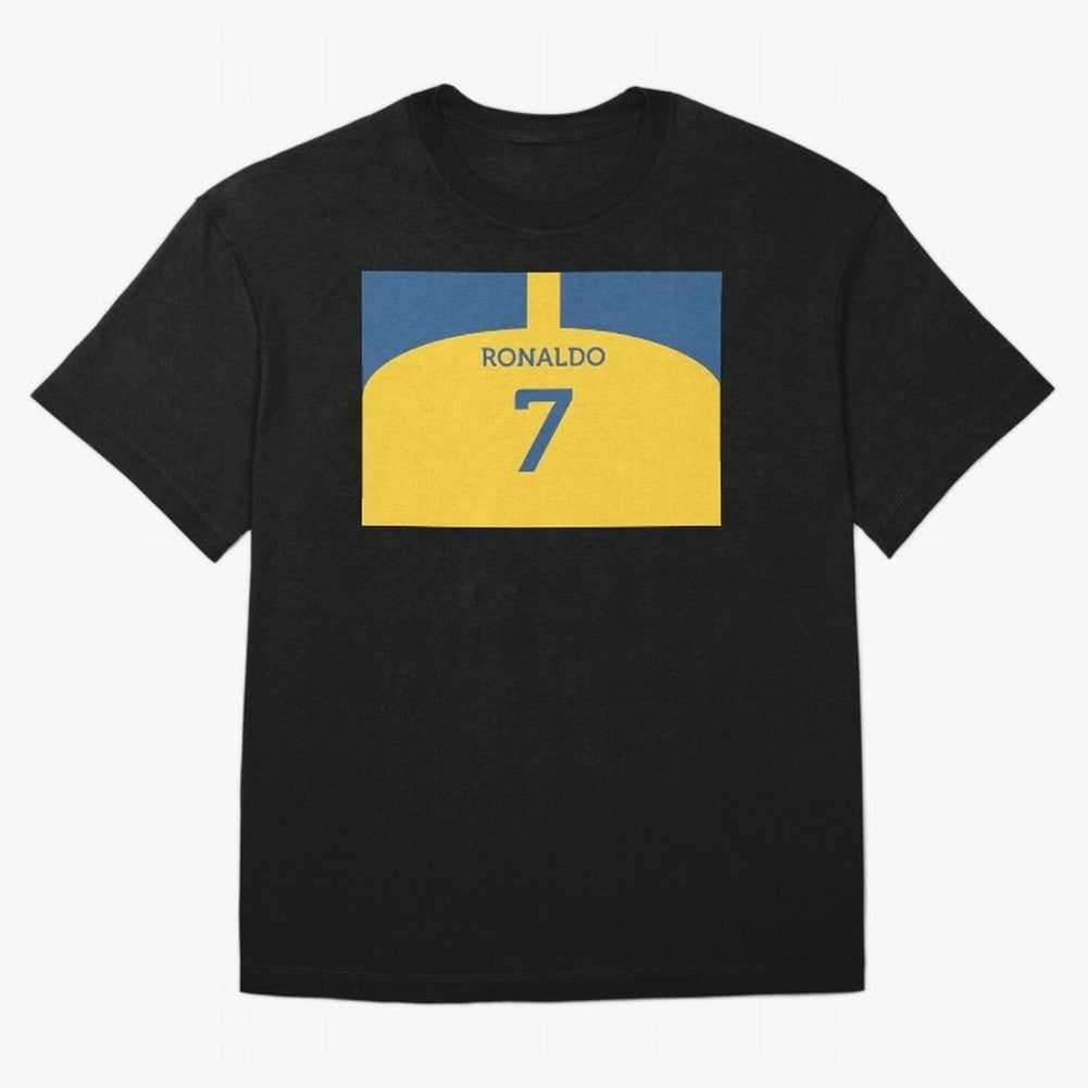 Cristiano Ronaldo Al Nassr Fc Oversized T-Shirt Support Iconic Players in FIFA World Cup 2026 USA Canada Mexico Spirit, Inspired by Brazil, Portugal and Argentina, CR7 and Messi, Stadium Chants, National Pride, Trophy Dreams and Unforgettable