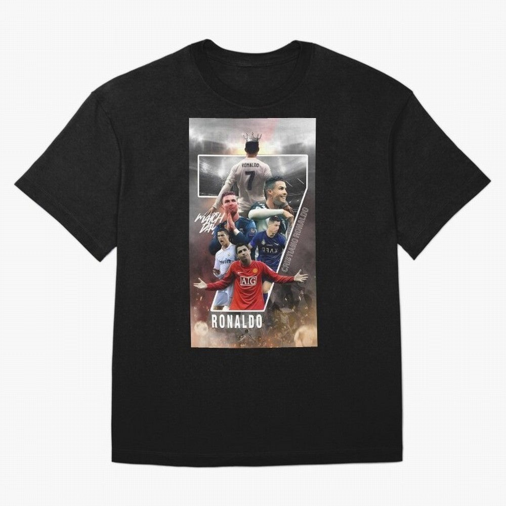 Cr7 wallpaper Oversized T-Shirt Support the Legends of FIFA World Cup 2026 Group Stage Capturing Messi, CR7 and Mbappe, Argentina Energy, Champion Mindset, Group Stage Buzz, Knockout Tension and Passionate Fan Culture; Made for Collectors Who Enjoy