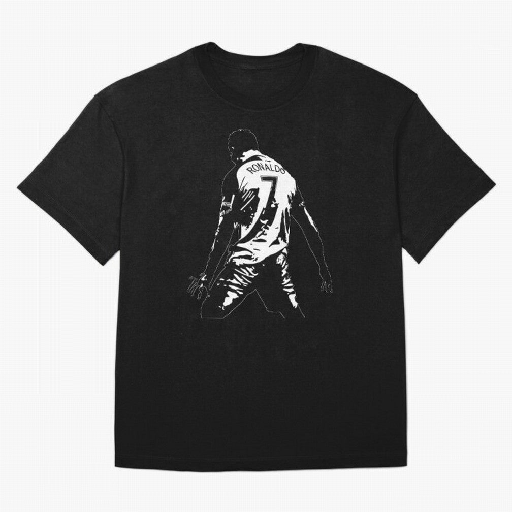 CRISTIANO RONALDO Oversized T-Shirt Remember FIFA World Cup 2026 for Fans of Messi, CR7 and Mbappe and Argentina, France and Brazil, Bringing Vintage Soccer Flavor, Modern Football Stars, National Flags and Final Night Emotion; Perfect for Fans,