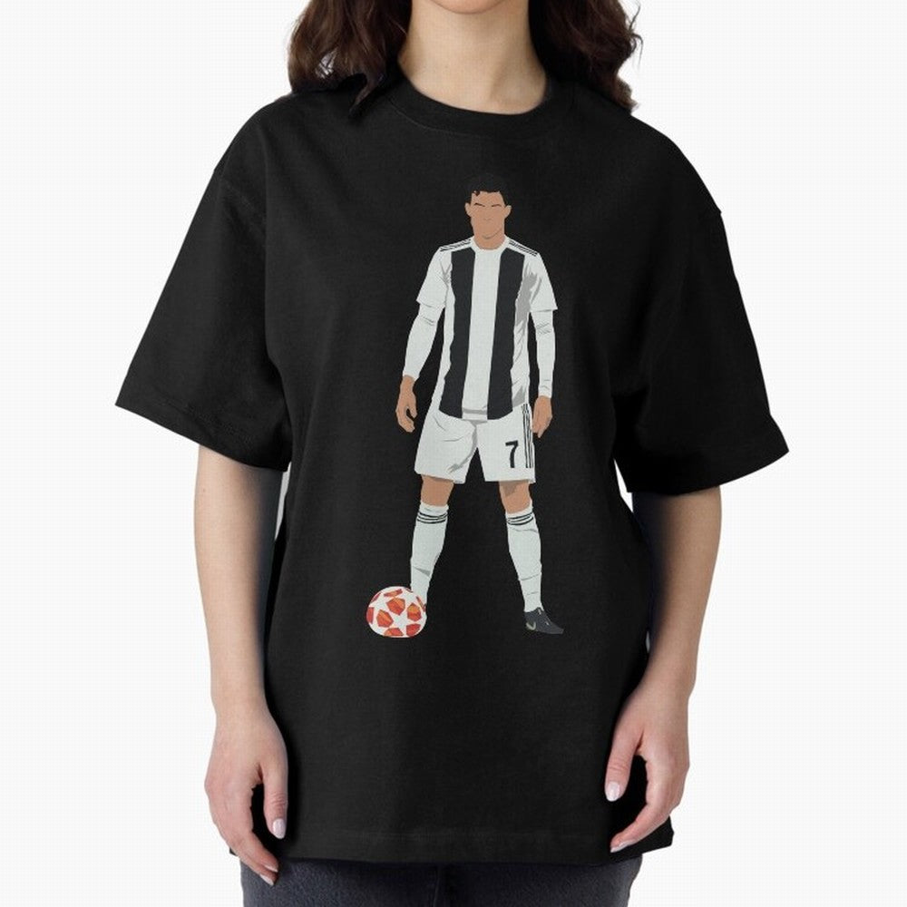 Ronaldo Stance Oversized T-Shirt Show Fan Pride Across the FIFA World Cup 2026 USA Canada Mexico Journey through Messi and Cristiano Ronaldo Highlights, Spain Pride, Stadium Memories, Football Loyalty, International Chants and Championship