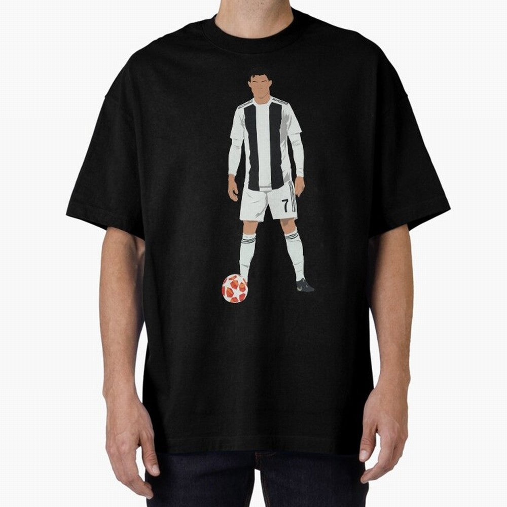 Ronaldo Stance Oversized T-Shirt Show Fan Pride Across the FIFA World Cup 2026 USA Canada Mexico Journey through Messi and Cristiano Ronaldo Highlights, Spain Pride, Stadium Memories, Football Loyalty, International Chants and Championship