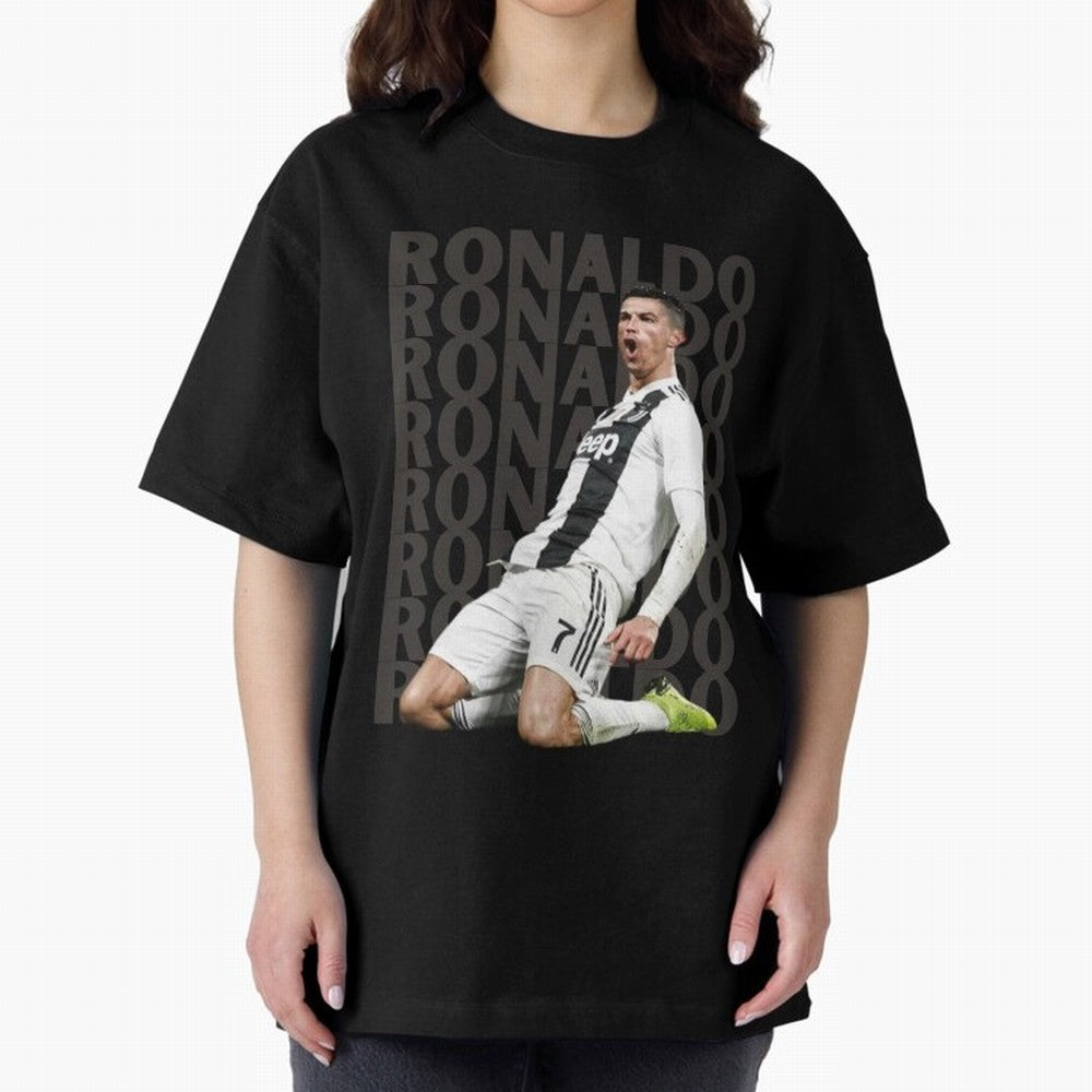 Cristiano Ronaldo | Portugal | Football | GOAT | Juventus Oversized T-Shirt Join the Global Buzz around the FIFA World Cup 2026 USA Canada Mexico Journey through CR7 and Messi Highlights, Brazil Pride, Football Passion, Legendary Performances,