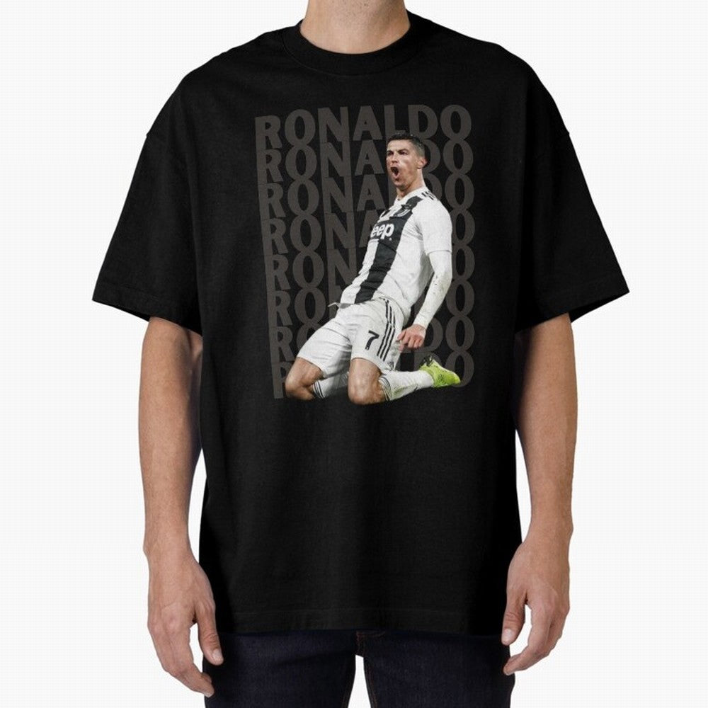Cristiano Ronaldo | Portugal | Football | GOAT | Juventus Oversized T-Shirt Join the Global Buzz around the FIFA World Cup 2026 USA Canada Mexico Journey through CR7 and Messi Highlights, Brazil Pride, Football Passion, Legendary Performances,