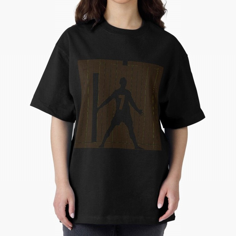 CR7 Ronaldo Oversized T-Shirt Follow the Final Road of FIFA World Cup 2026 USA Canada Mexico Spirit, Driven by Spain, Messi, Worldwide Fan Energy, Dramatic Goals, Stadium Lights and Championship Celebrations; Made for Die Hard Supporters, Soccer