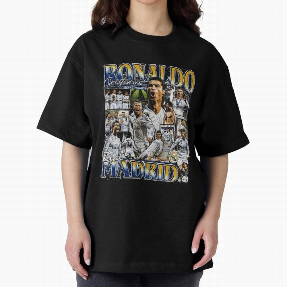 Cristiano Ronaldo Real Vintage Bootleg Oversized T-Shirt Bring Home FIFA World Cup 2026 USA Canada Mexico Made for Cristiano Ronaldo, England Energy, Soccer Culture, Superstar Moments, National Team Dreams and Competitive Fire; Great for Supporters