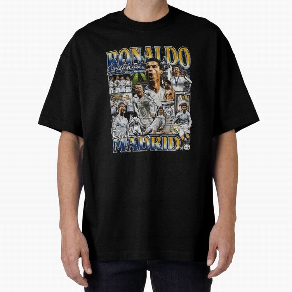 Cristiano Ronaldo Real Vintage Bootleg Oversized T-Shirt Bring Home FIFA World Cup 2026 USA Canada Mexico Made for Cristiano Ronaldo, England Energy, Soccer Culture, Superstar Moments, National Team Dreams and Competitive Fire; Great for Supporters
