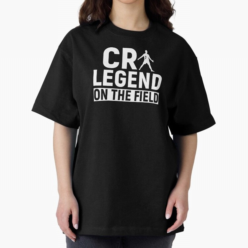 Cr7 Legend On The Field Oversized T-Shirt Wear the Spirit of Global Football Passion for FIFA World Cup 2026, Made for Neymar, Portugal, Worldwide Fan Energy, Dramatic Goals, Stadium Lights and Championship Celebrations; Built for Supporters