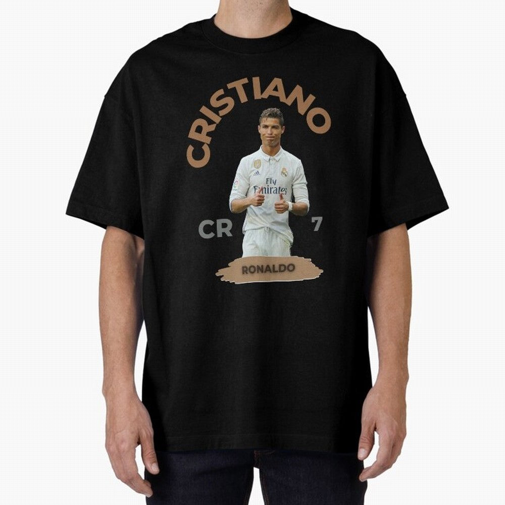 Essential Cristiano Ronaldo Siuuu Oversized T-Shirt Show Up for the Glory of FIFA World Cup 2026 for Fans of Messi and Cristiano Ronaldo and Brazil, Bringing Sports Nostalgia, International Competition, Famous Players and Unforgettable Victories;