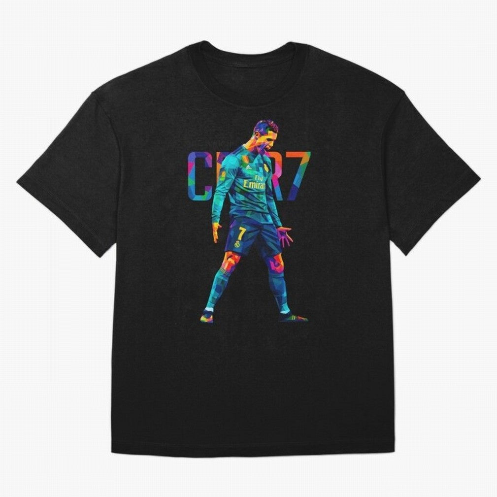Ronaldo Cr7 Wpap Art Oversized T-Shirt Honor Football Greatness during FIFA World Cup 2026 Spirit, Connected to Brazil, Mbappe, Football History, Final Match Energy, Crowd Noise and Once in a Lifetime Moments; Made for Die Hard Supporters, Soccer