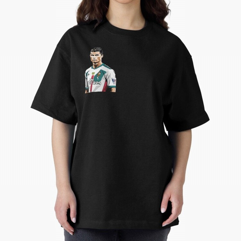 Cristiano Ronaldo Oversized T-Shirt Bring Trophy Dreams to Match Day Hype around FIFA World Cup 2026 USA Canada Mexico, Cristiano Ronaldo, Argentina, Supporter Pride, Iconic Celebrations, Legendary Names and Global Match Day Energy; Made for