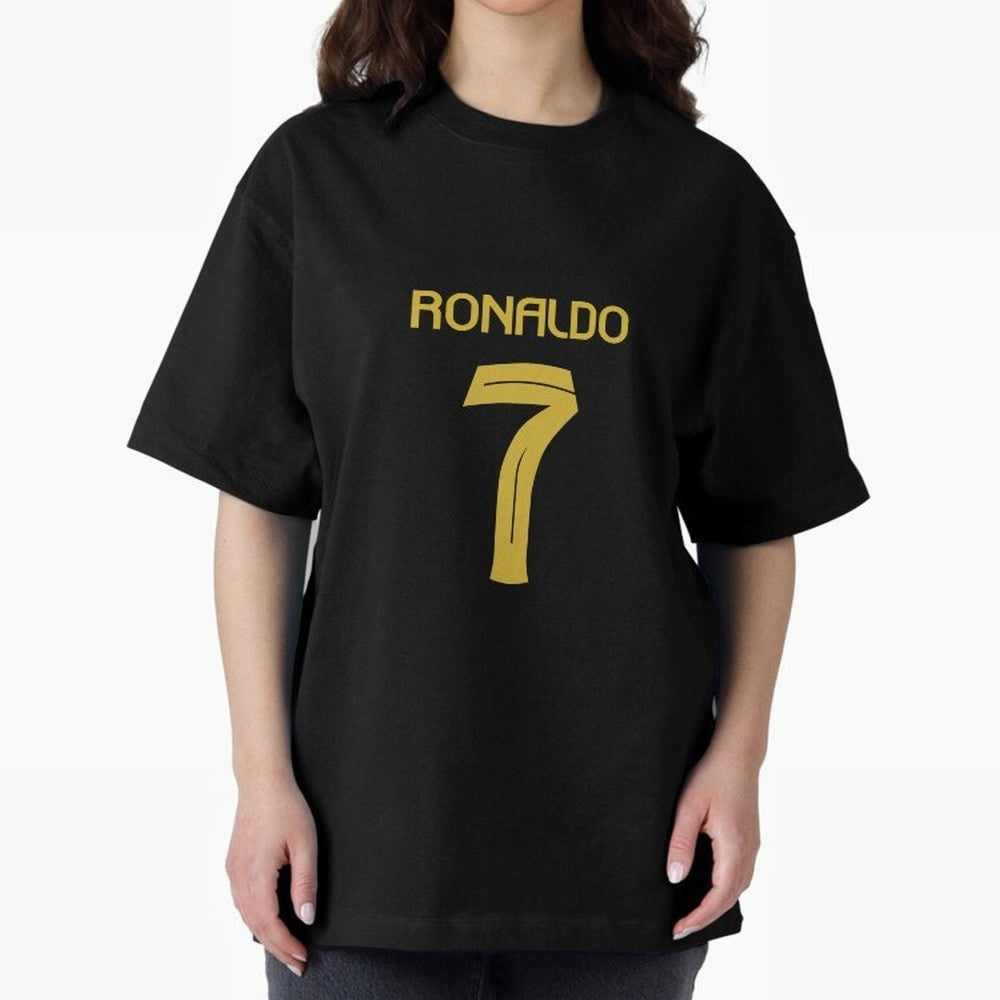 Cristiano Ronaldo 2024 Oversized T-Shirt Upgrade Global Football Passion for FIFA World Cup 2026, Made for Haaland, Spain, Classic Soccer Heritage, Championship Pressure, Fan Loyalty and International Pride; Made for Collectors Who Enjoy Iconic