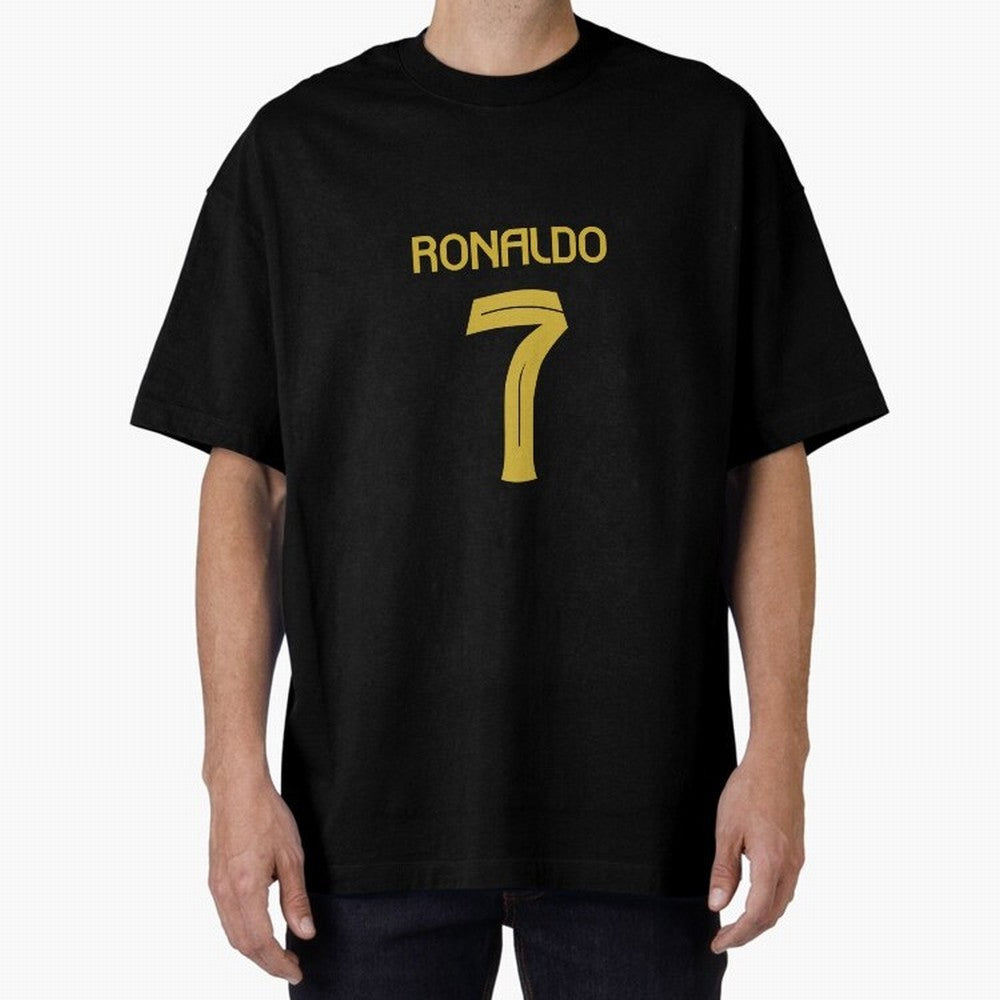 Cristiano Ronaldo 2024 Oversized T-Shirt Upgrade Global Football Passion for FIFA World Cup 2026, Made for Haaland, Spain, Classic Soccer Heritage, Championship Pressure, Fan Loyalty and International Pride; Made for Collectors Who Enjoy Iconic