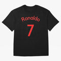 Ronaldo Manchester United Oversized T-Shirt Cheer for Match Day Hype around FIFA World Cup 2026 Group Stage, Neymar, Spain, Worldwide Fan Energy, Dramatic Goals, Stadium Lights and Championship Celebrations; Perfect for Supporters Who Want Bold