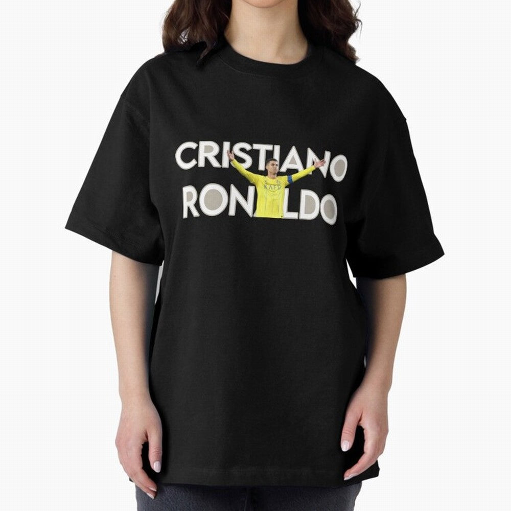 Cristiano Ronaldo Oversized T-Shirt Join the FIFA World Cup 2026 Group Stage Journey through Neymar Highlights, Spain Pride, Tournament Hype, Historic Matchups, Family Viewing Parties and Global Sports Pride; Made for Die Hard Supporters, Soccer