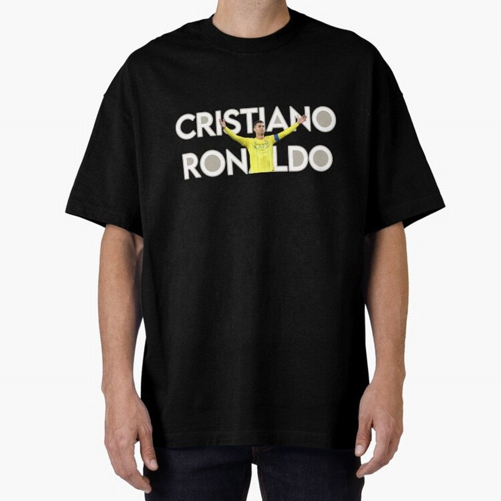 Cristiano Ronaldo Oversized T-Shirt Join the FIFA World Cup 2026 Group Stage Journey through Neymar Highlights, Spain Pride, Tournament Hype, Historic Matchups, Family Viewing Parties and Global Sports Pride; Made for Die Hard Supporters, Soccer