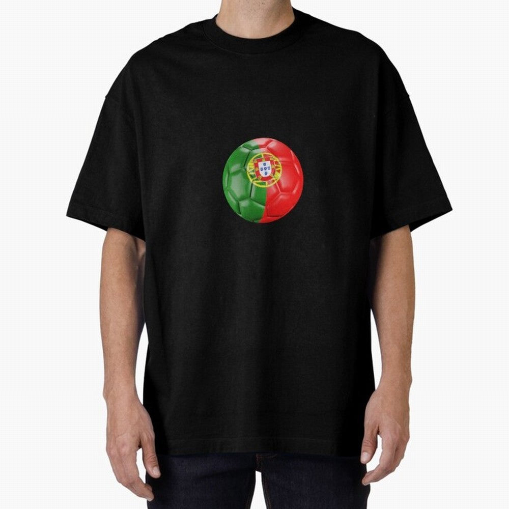 Portugal Oversized T-Shirt Celebrate Supporters United by FIFA World Cup 2026 USA Canada Mexico Spirit, Built around Germany, Mbappe, Tournament Hype, Historic Matchups, Family Viewing Parties and Global Sports Pride; Created for Match Day Parties,
