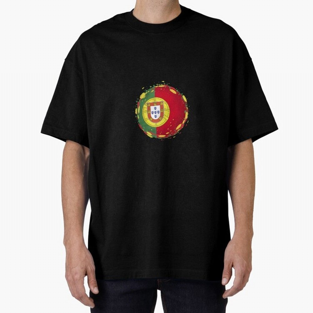 Portugal Oversized T-Shirt Experience the Global Stage of Match Day Hype around FIFA World Cup 2026, Cristiano Ronaldo, Portugal, Spain and Germany, Supporter Pride, Iconic Celebrations, Legendary Names and Global Match Day Energy; Built for