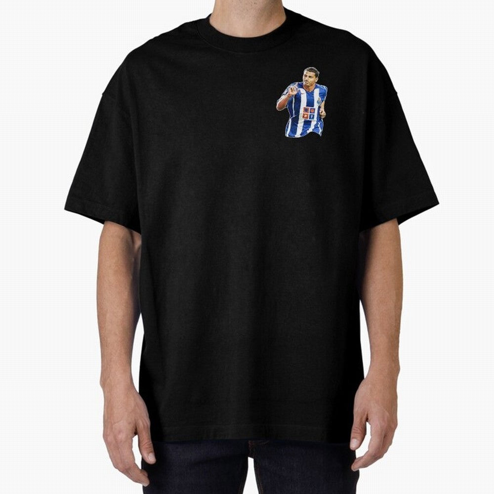 Quaresma Oversized T-Shirt Honor Football Greatness during FIFA World Cup 2026 for Fans of Messi, Neymar and Mbappe and Netherlands, Bringing Classic Soccer Heritage, Championship Pressure, Fan Loyalty and International Pride; Made for Collectors