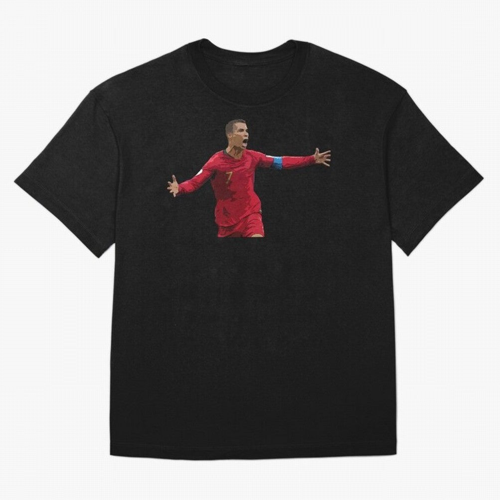 Cristiano Ronaldo Oversized T-Shirt Celebrate the Next Chapter of Match Day Hype around FIFA World Cup 2026 Group Stage, Neymar, Argentina and Brazil, Stadium Memories, Football Loyalty, International Chants and Championship Tradition; Made for