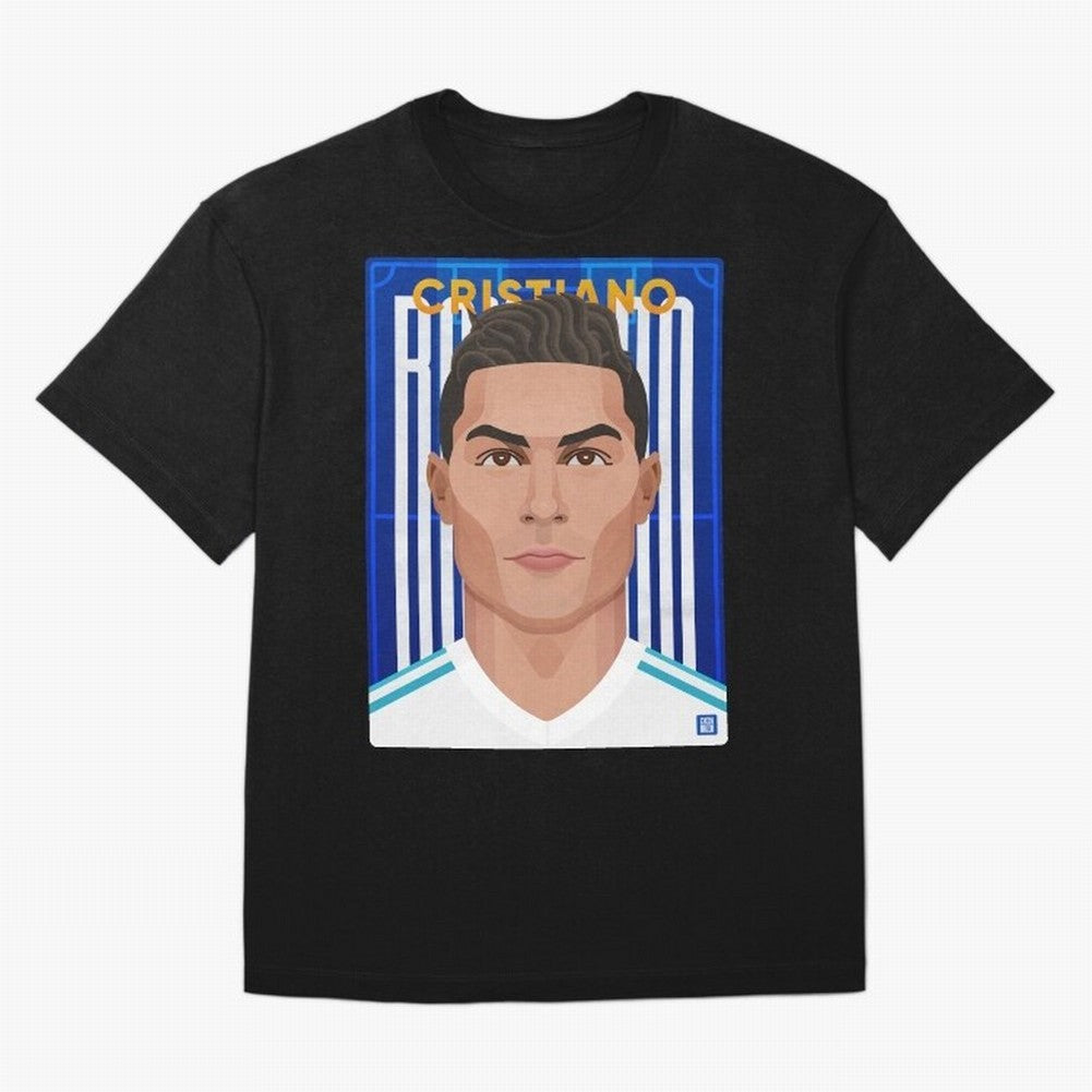 Cristiano Ronaldo (RM) | The Commander Oversized T-Shirt Cheer through Every Moment of Global Football Passion for FIFA World Cup 2026 USA Canada Mexico, Capturing Neymar, Haaland and Cristiano Ronaldo, Spain and Netherlands, Sports Nostalgia,